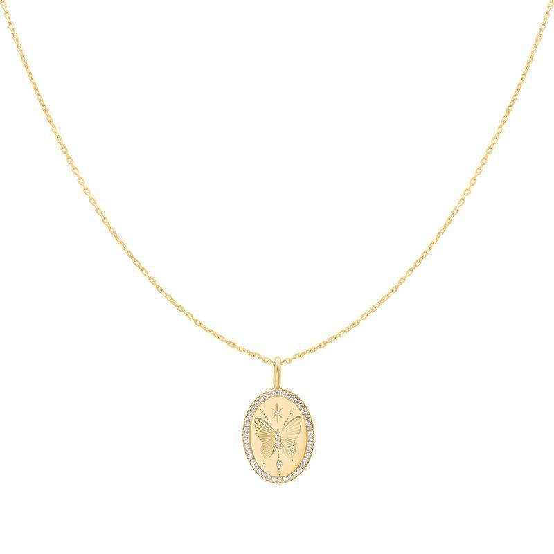 Ania Haie Gold Butterfly Pendant Necklace