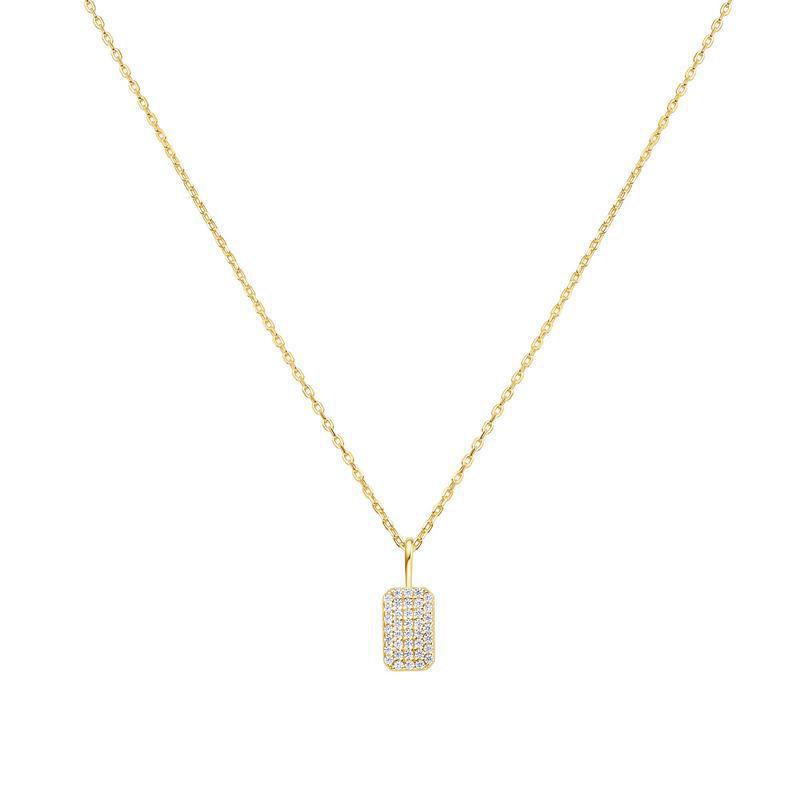 Ania Haie Gold Pavé Pendant Necklace