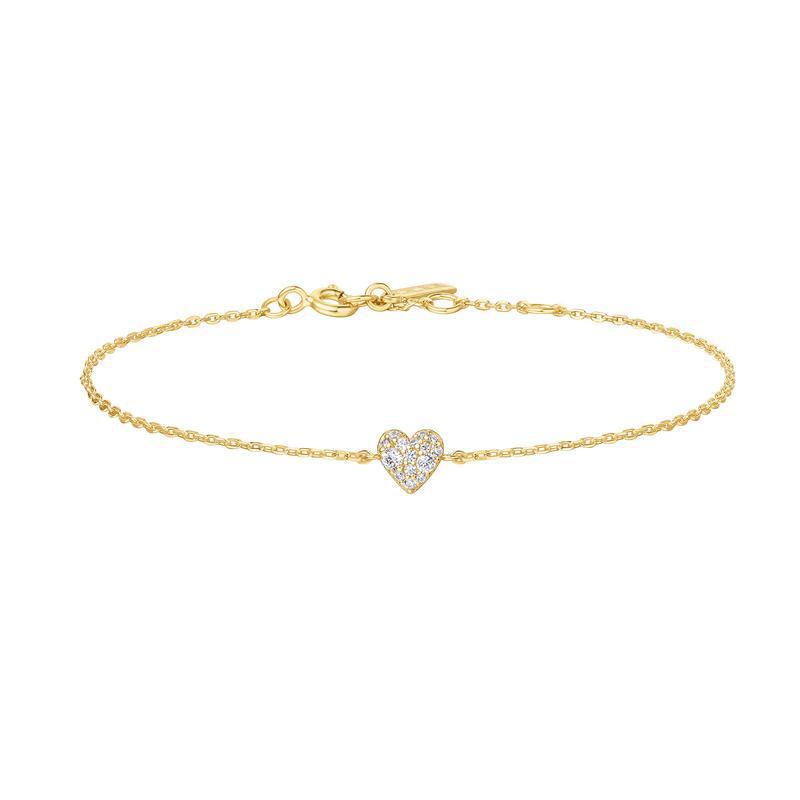 Ania Haie Gold Sweetheart Pavé Bracelet