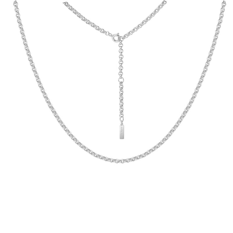 Ania Haie Silver Rolo Chain Necklace