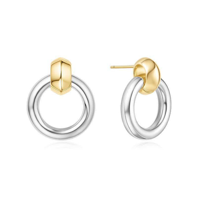 Ania Haie Two-Tone Hoop Earrings