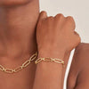 Ania Haie Gold Cable Connect Chunky Chain Bracelet