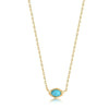 Ania Haie Gold Turquoise Wave Necklace