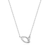 Ania Haie Silver Wave Link Necklace